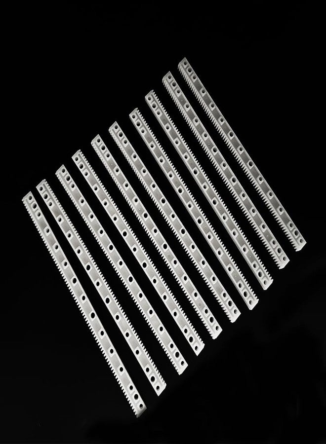 URIMPAVIDO 10PCS 0.5 Module Plastic Gear Plastic Connecting Rod Long Strip Rack Gear Pinion Transmission Rod for DIY Model Toy RC Car Truck Parts - Image 1
